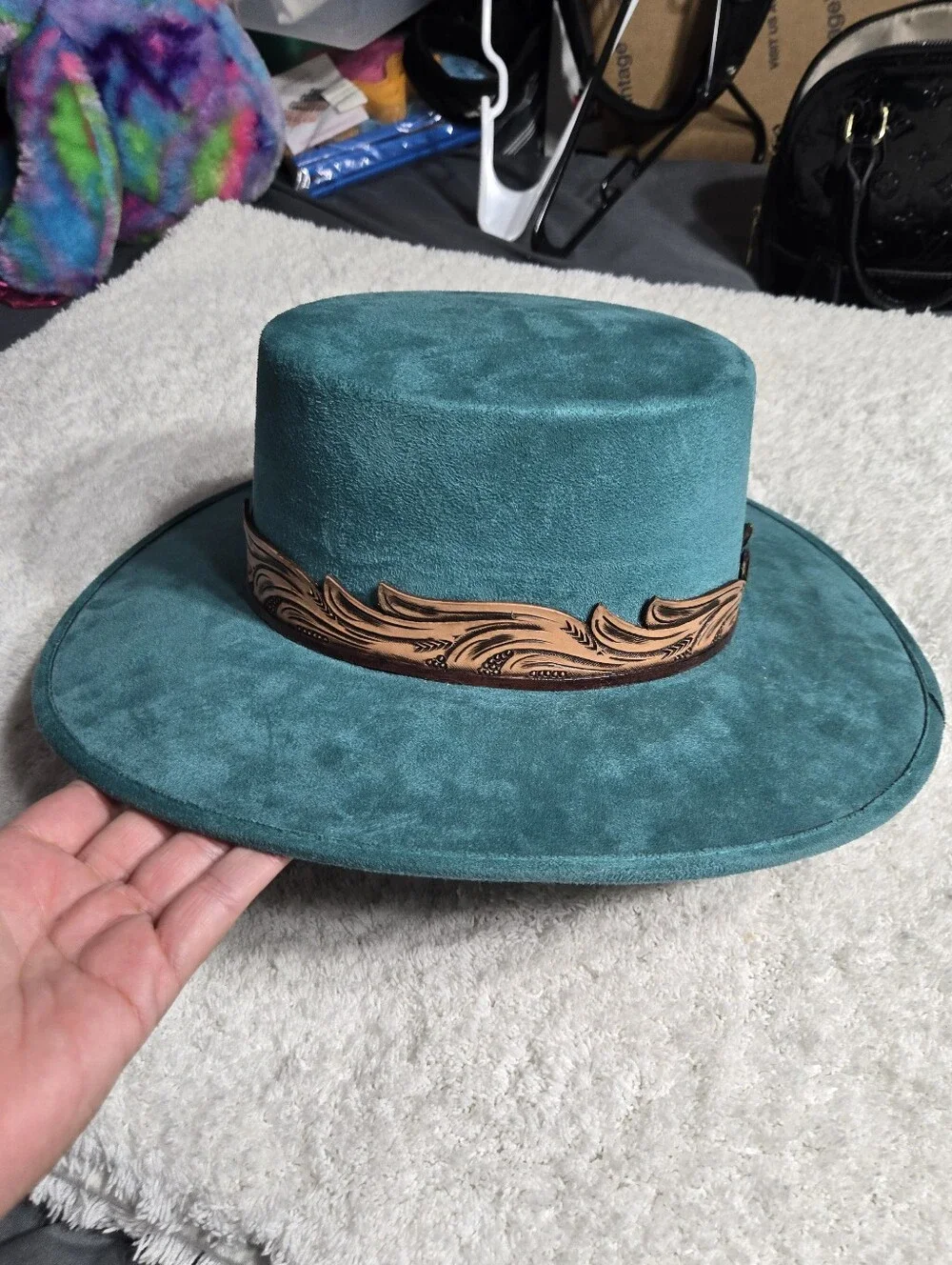 Chida Frida Madrid Hat Teal Color New Condition No Tags Western Hat